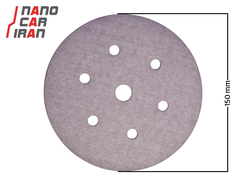سنباده سایز 150 میلی متری (6 اینچ) ولکر درجه زبری P600 Volker 150mm Sanding Disc P600 Grit